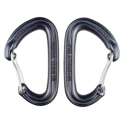 Ocún Kestrel drótnyelvű karabiner [egy pár]