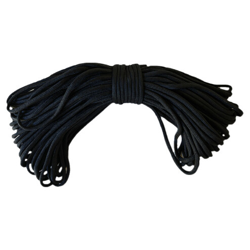 Paracord zsinór fekete színű (30m)